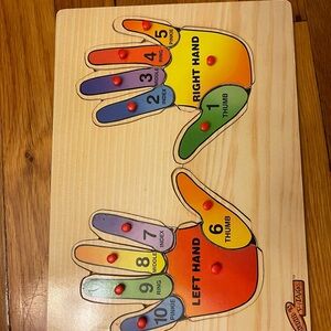 Colorful Hand Puzzle for Kids